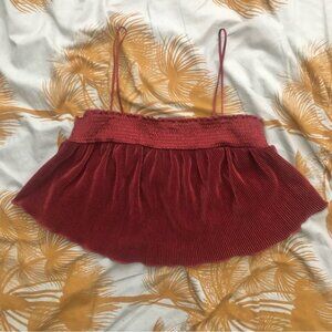 UO Out from under cropped ribbed cami top xs